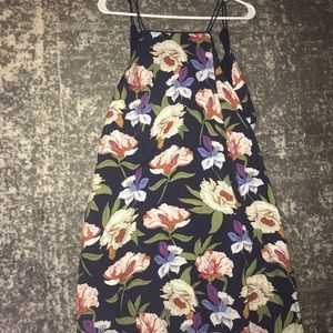 Floral high neck sundress